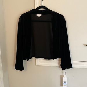 Calvin Klein Velvet Cropped Sweater